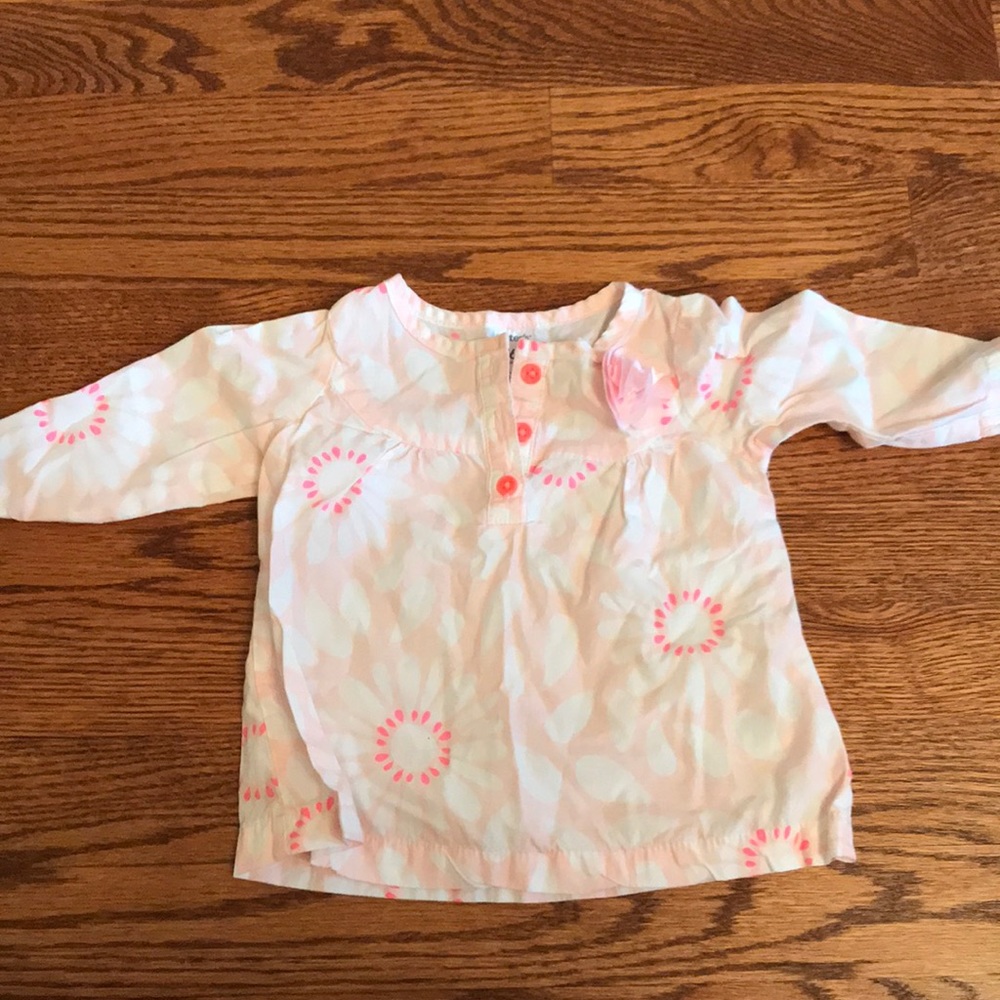 Carter’s floral long sleeve shirt